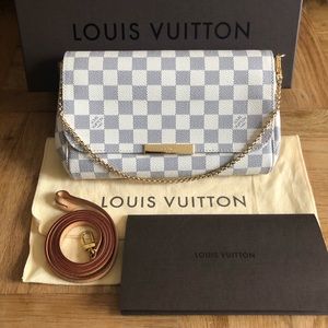 Louis Vuitton FAVORITE MM in Damier Azur